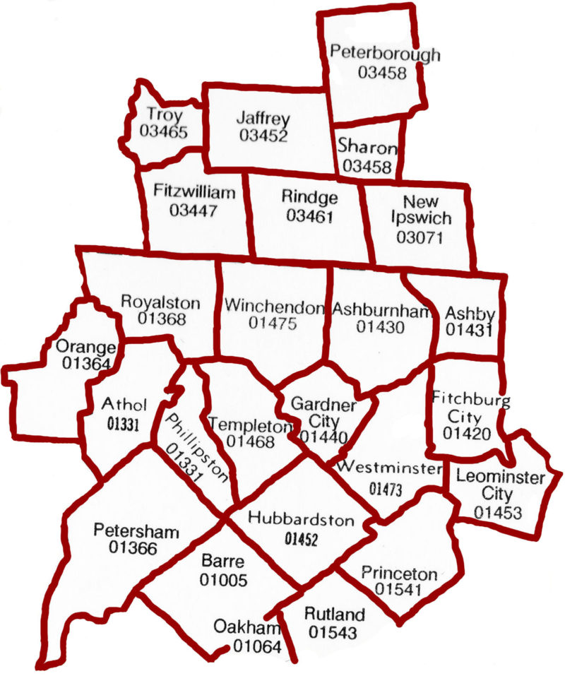 WGAW Town Map